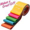 image:imageFit Simplify 10 Inch Resistance Loop Exercise Bands Set of 5 Assorted Colors
