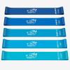 image:imageFit Simplify Resistance Loop Exercise Bands with Instruction Guide and Carry Bag Set of 5Blue