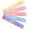 image:imageFit Simplify Resistance Loop Exercise Bands with Instruction Guide and Carry Bag Set of 5Pastel