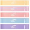 image:imageFit Simplify Resistance Loop Exercise Bands with Instruction Guide and Carry Bag Set of 5Pastel