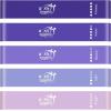 image:imageFit Simplify Resistance Loop Exercise Bands with Instruction Guide and Carry Bag Set of 5Purple