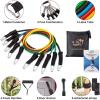 image:imageFit Simplify Resistance Tube Bands 12 Piece Set with Instruction Booklet