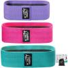 image:imageFit Simplify Non Slip Fabric Resistance Hip Bands Set of 3