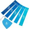 image:imageFit Simplify Resistance Loop Exercise Bands with Instruction Guide and Carry Bag Set of 5Blue