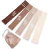 image:imageFit Simplify Resistance Loop Exercise Bands with Instruction Guide and Carry Bag Set of 5Coffee