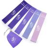 image:imageFit Simplify Resistance Loop Exercise Bands with Instruction Guide and Carry Bag Set of 5Purple