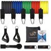 image:imageFit Simplify Resistance Loop Exercise Bands and Tube Bands with Handles Ankle Straps and Door Anchor