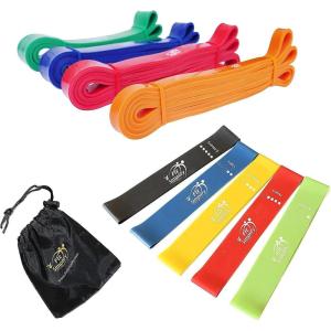 image:imageFit Simplify Resistance Bands and Pull Up Assist Bands Set 12 Pieces   Stretching Resistance Band  Mobility and Powerlifting Bands  Exercise Pull Up Bands