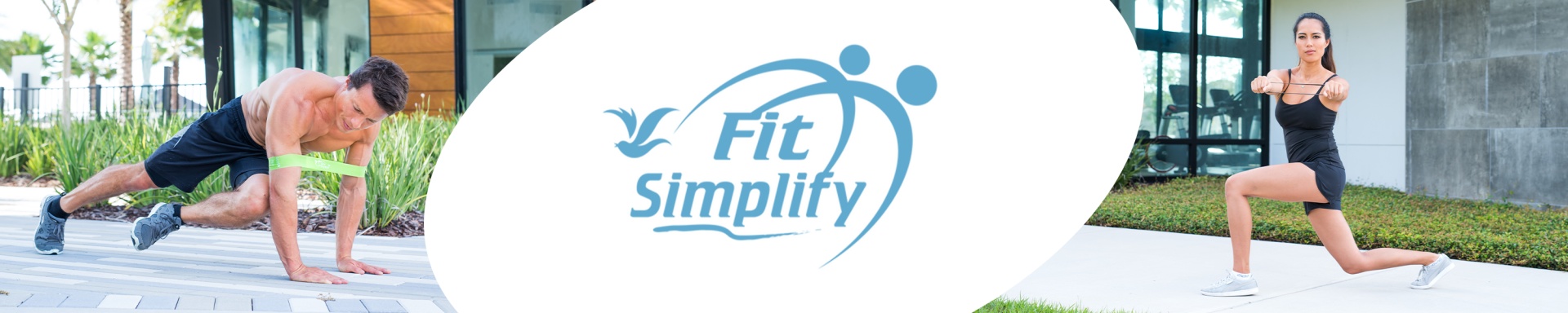 FitSimplify premium resistance bands and simple home fitness equipment