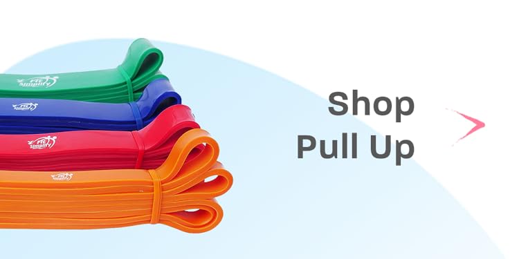 FitSimplify pull up assist bands for strength training and chin ups